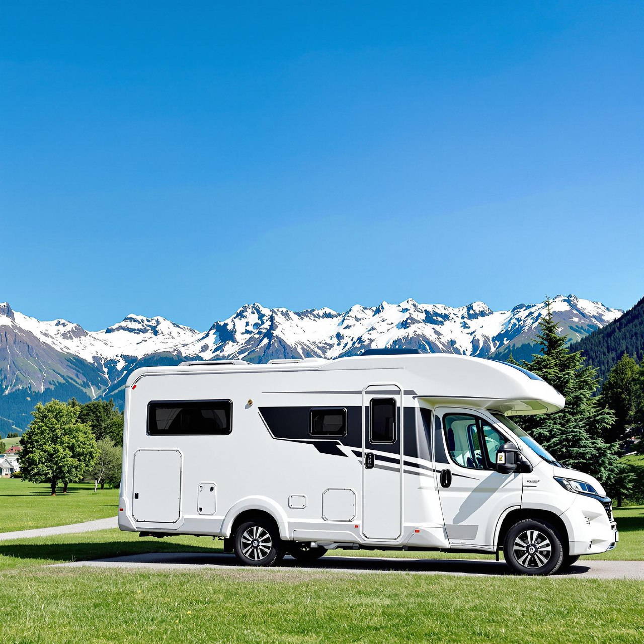 Wohnmobil mit Vignette